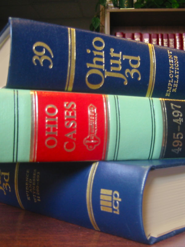 Ohio employment law books